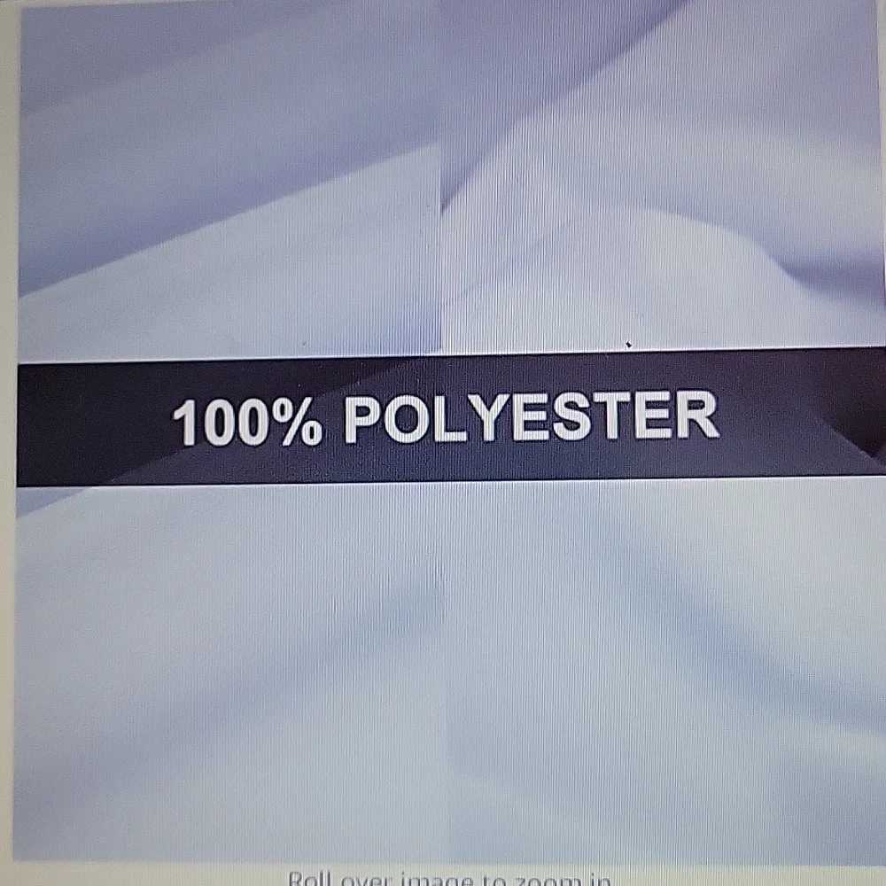 AMERICAN DAWN 90 inch round Tablecloth White Polyester stain wrinkle Resist New…